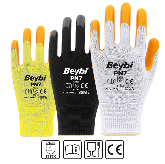 PN7 Yellow Work Gloves
