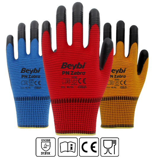 Work Gloves PN Zebra