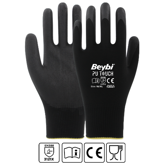 PU Touch Arbeitshandschuhe – Polyurethan Handschuhe für präzises Arbeiten – Montan Safety